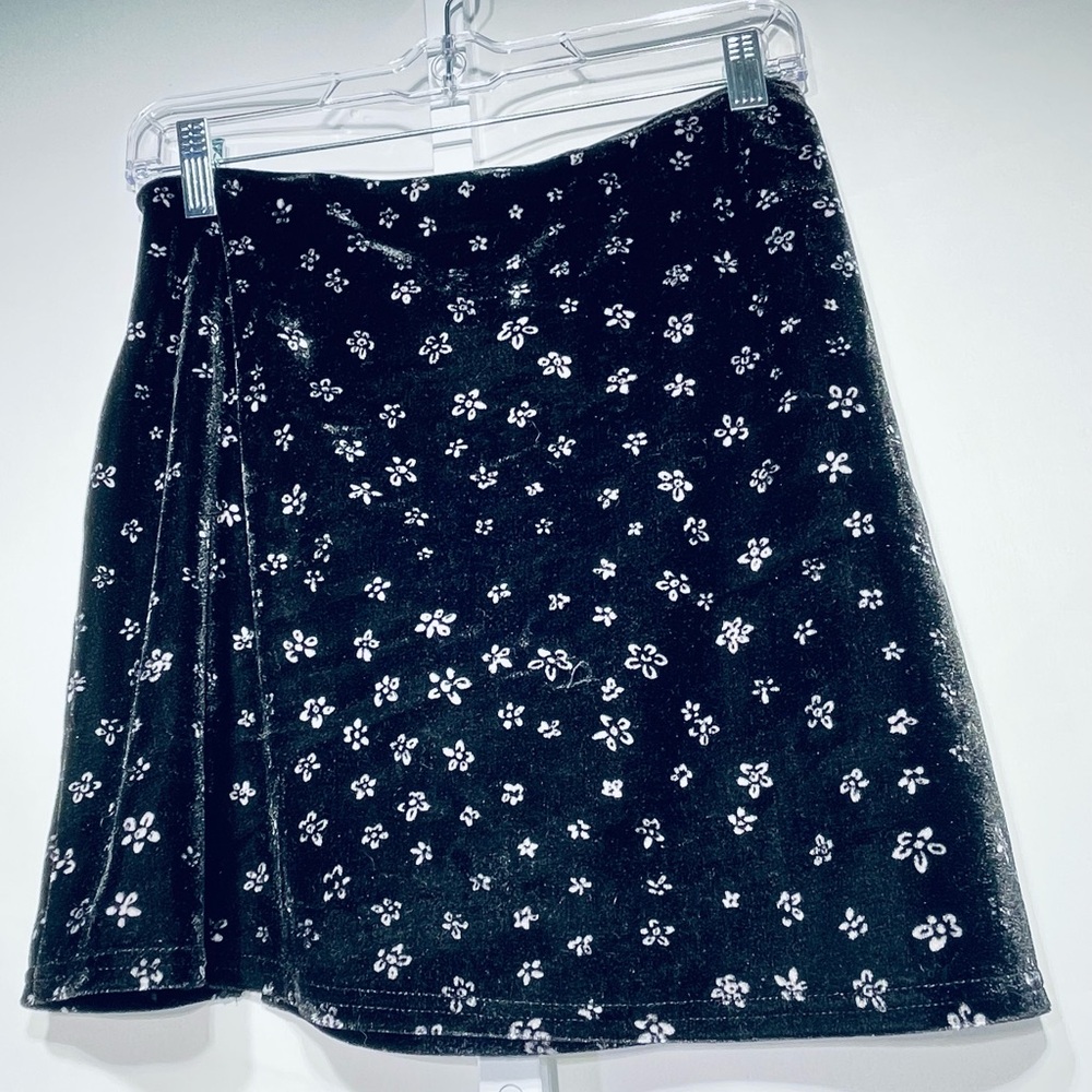 LA Hearts Skirt Velvet Floral Small Women Whimsigoth Fairycore Grunge Y2K Goth